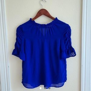 Cobalt Blue Blouse